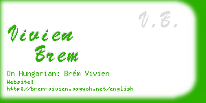 vivien brem business card